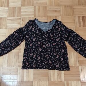 Paisley Print Women's Blouse